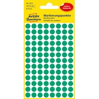 Avery Zweckform Klebepunkte 3012 grün Ø 8,0 mm, 416