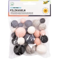 Folia 5280 - Filzkugeln Pure Trend, 25 Kugeln aus