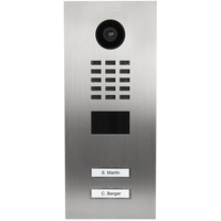 DoorBird D2102V IP Video Türstation mit 2 Ruftasten, Edelstahl