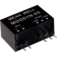 MeanWell Mean Well MDD01M-05 DC/DC-Wandlermodul 100mA 1W Anzahl Ausgänge: