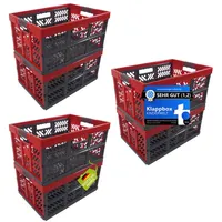 Kinderwelt 6 x Premium Faltbox 45 L mit Soft-Touch