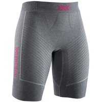 X-Bionic Regulator Kurze Leggings - Dolomite Grey melange/neon flamingo