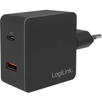 Logilink PA0220 Steckdosenadapter 18 W, Quick Charge 2.0), USB