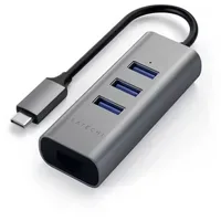 Satechi Type-C 2-in-1 3 Port USB 3.0 Hub &
