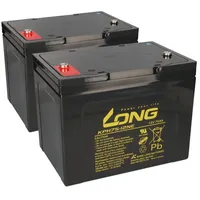 KungLong Ersatzakku für Invacare Dragon 2x Kung Long Bleiakku