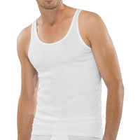 SCHIESSER Unterhemd 2er-Pack, Weiß - Original Feinripp für Herren