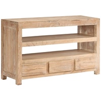 VidaXL TV-Schrank Massivholz Akazie 90x30x55 cm Hellbraun