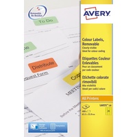 Avery Zweckform AVERY Zweckform Etiketten L6035-20 gelb 63,5 x