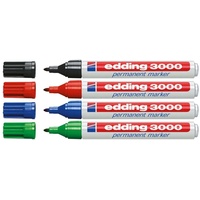 Edding 3000 Permanentmarker farbsortiert 1,5 - 3,0 mm
