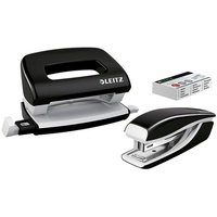 Leitz Locher + Hefter WOW Mini schwarz