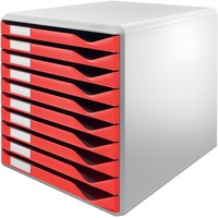 Leitz Formular-Set mit 10 Laden rot (52810025)