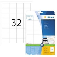 Herma Prem. Etiketten 48,3x33,8 25 Blatt DIN A4 800