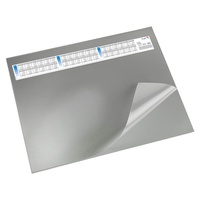 Läufer Schreibunterlage Durella DS 44653 52x65cm Vollsichtfolie grau