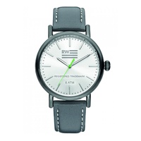 River Woods Herren-Armbanduhr Leder Yukon