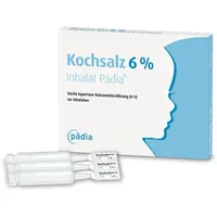 Pädia GmbH Kochsalz 6% Inhalat Pädia Ampullen