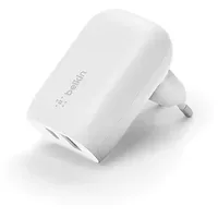 Belkin 37W Dual Wall Charger PPS, 25W USB-C, 12W