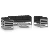 VidaXL Modell 79 Loungeset 8-tlg. grau