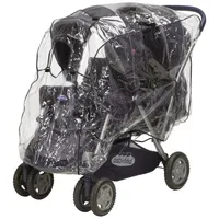 Playshoes Kinder Universal-Regen-Verdeck für Geschwisterwagen