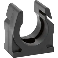 Fränkische Rohrwerke 49120200 COS Typ 20sw /200 Schlauchhalter Schwarz