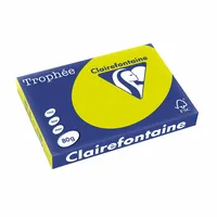 Clairefontaine Kopierpapier Trophée neongrün DIN A3 80 g/qm 500