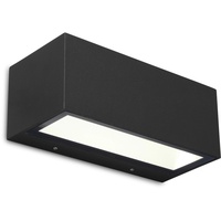 Lutec Gemini 1.230 lm 8,5 x 22 cm Schwarz