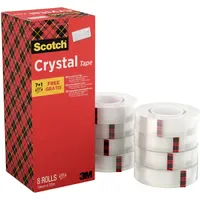Scotch Klebeband Crystal 19 mm x 33 m 8