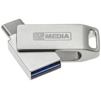 Verbatim MyMEDIA MyDual 16GB, Typ A-C, My Dual Silber