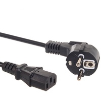 Maclean Brackets Maclean MCTV-692 Netzkabel Schutzkontakt auf Kaltgerätestecker Stromkabel