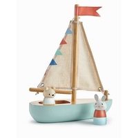 Tender Leaf Toys Segelboot