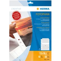 Herma Fotophan 10 Blatt 13x18 weiß