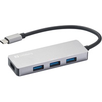 Sandberg USB-C Hub 1xUSB3.0+3x2.0 SAVER USB-Hubs - - Grau