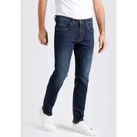 MAC Arne Pipe enge Stretch-Jeans in dark blue Waschung-W34
