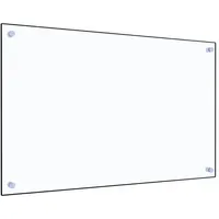 VidaXL Küchenrückwand Transparent Glas 80x50 cm