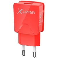 Xlayer Colour Line USB Netzteil 2.1A Red