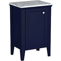 Vitra Valarte Halbhochschrank 65798 53,5x39,5x83cm, links. bodenstehend, Korpus stahlblau,