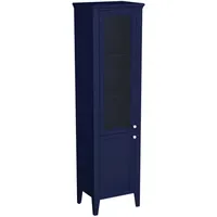 Vitra Valarte Hochschrank 65796 53,5x39,5x196,5cm, links. bodenstehend, Korpus stahlblau,