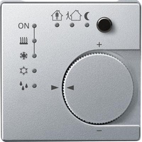Merten KNX Raumtemperaturregler UP/PI mit Tasterschnittstelle 4fach, aluminium