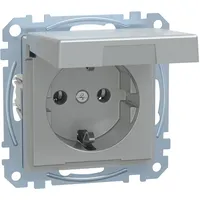 Merten Schuko-Steckdose IP44 Grau 1 St.