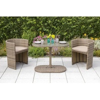 Merxx Ancona Set 3-tlg. braun inkl. Kissen