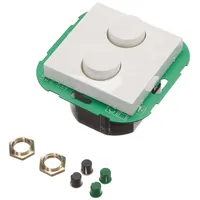 EHMANN Lichtschalter + Storenschalter, Doppeldimmer