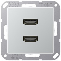 Jung MAA1133AL HDMI, MultimediaAnschlussystem 2 x HDMI, Serie A,