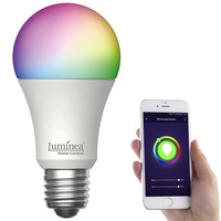Luminea Home Control WLAN-LED-Lampe, E27, RGB-CCT, 11 W (ersetzt