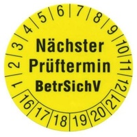 Beha-Amprobe Prüfetiketten FTC00001239D(VE250)