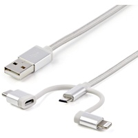 Startech USB Lightning Kabel - USB-C Micro-B Ladekabel -