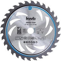 KWB 586654 Hartmetall Kreissägeblatt 190 x 20 x 1.3mm