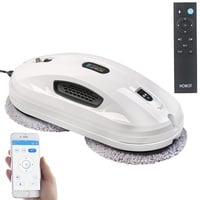 Sichler Haushaltsgeräte HOBOT-368 Intelligenter Fensterputz-Roboter mit Fernbedienung und App