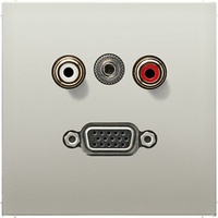 Jung MAES1072 Multimedia-Anschlusssystem Cinch Audio / Miniklinke 3,5 mm