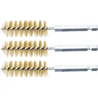 BGS Messingbürste 17 mm Antrieb Außensechskant 6,3 mm (1/4