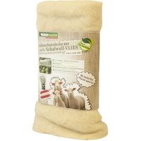 WINDHAGER Schafwoll-Vliesdecke 2x1m weiß 100g/m2