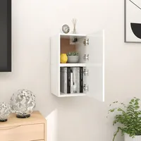 VidaXL TV-Wandschränke 2 Stk. Weiß 30,5x30x30 cm
